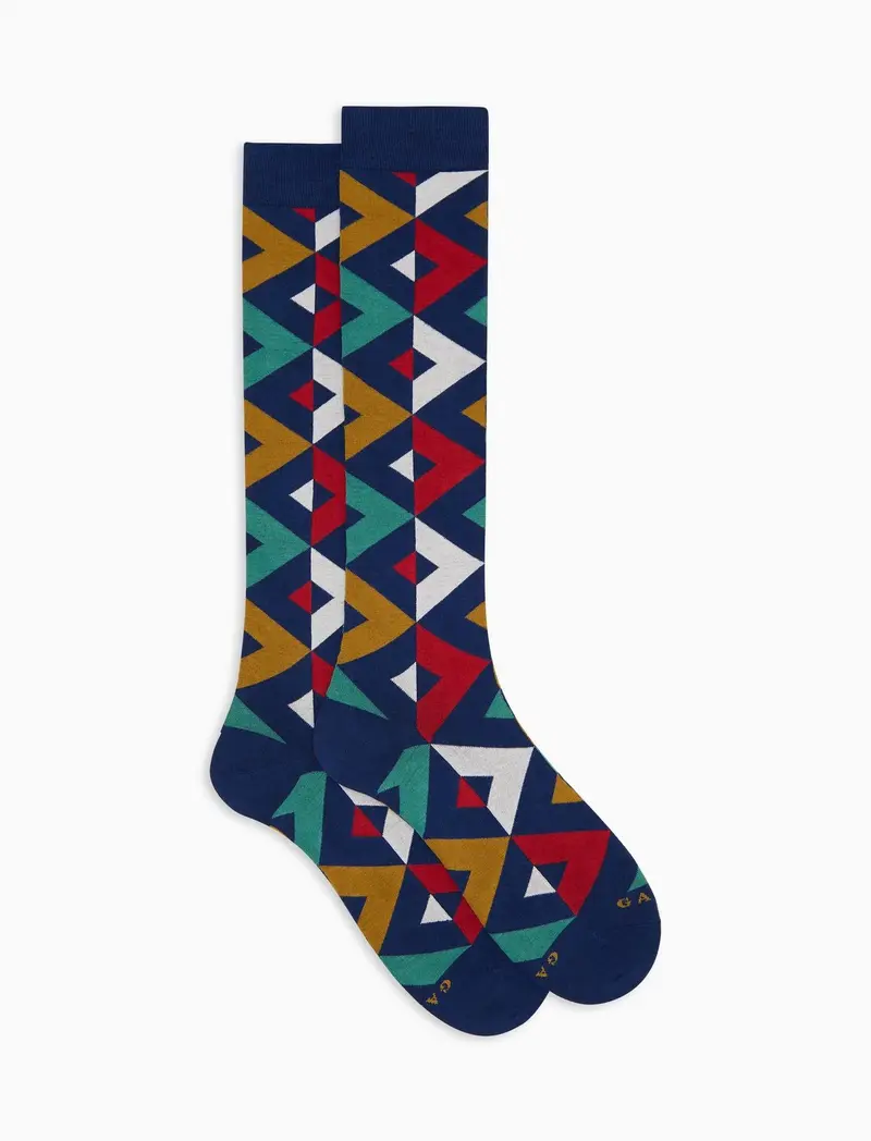Calze lunghe uomo cotone