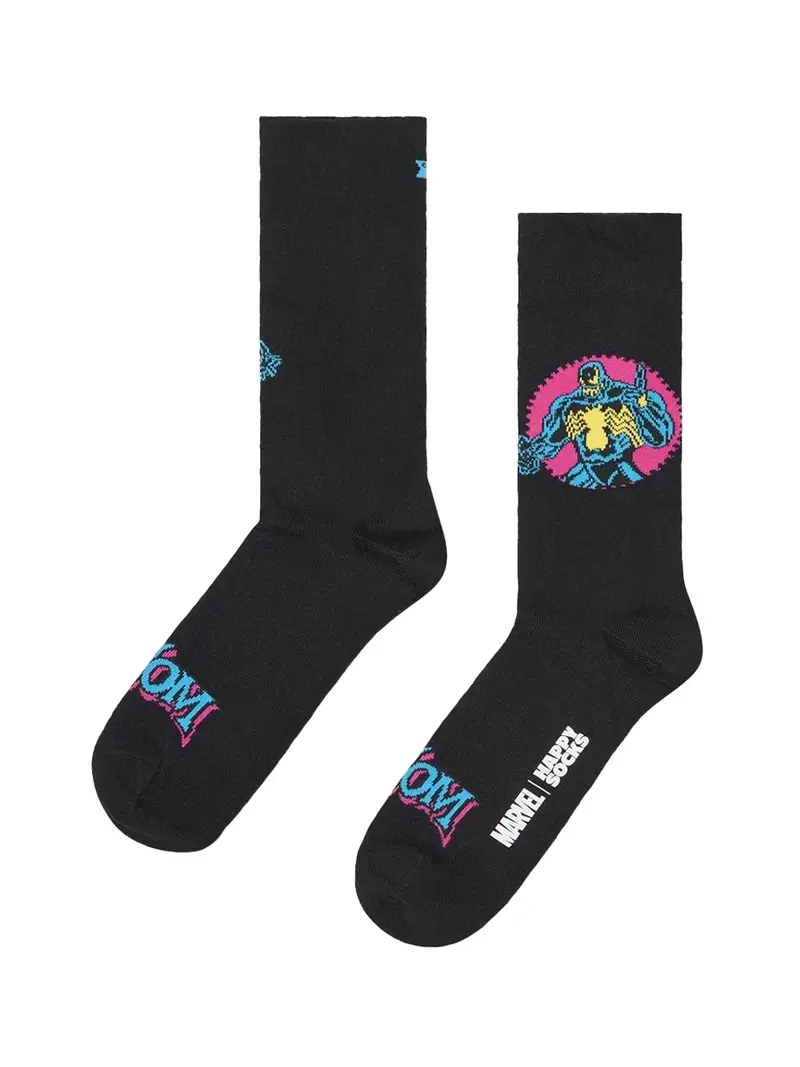 Calzini Happy Socks Marvel Archenemy - Nero
