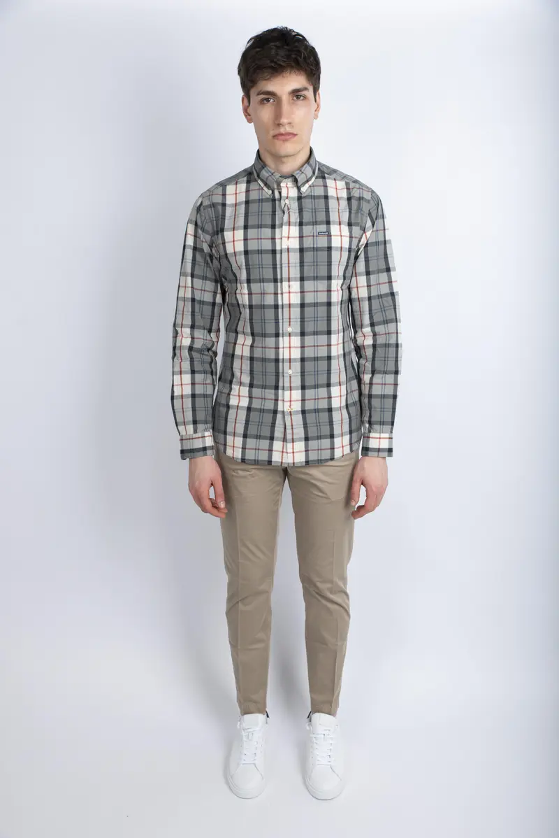 Camicia a maniche lunghe Laggon in tartan con vestibilità comoda Northshore Barbour