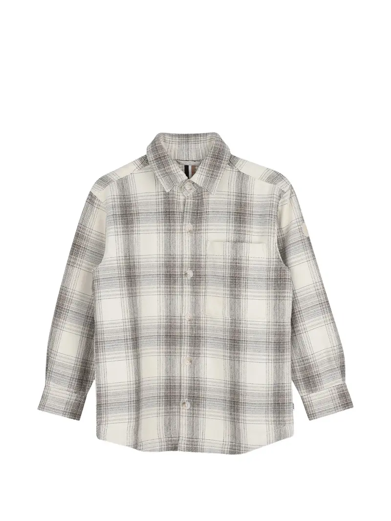 Camicia a quadri con tasca