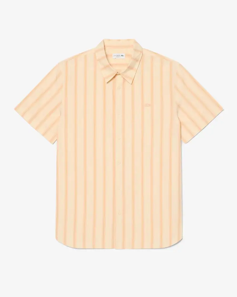 Camicia a righe in popeline regular fit