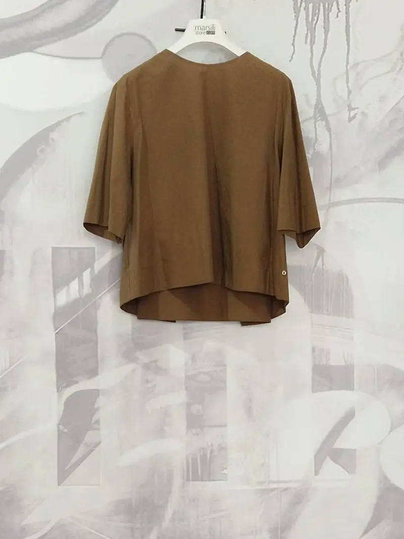 camicia apertura al retro