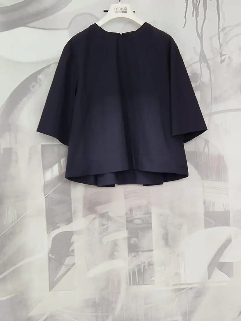 camicia apertura al retro