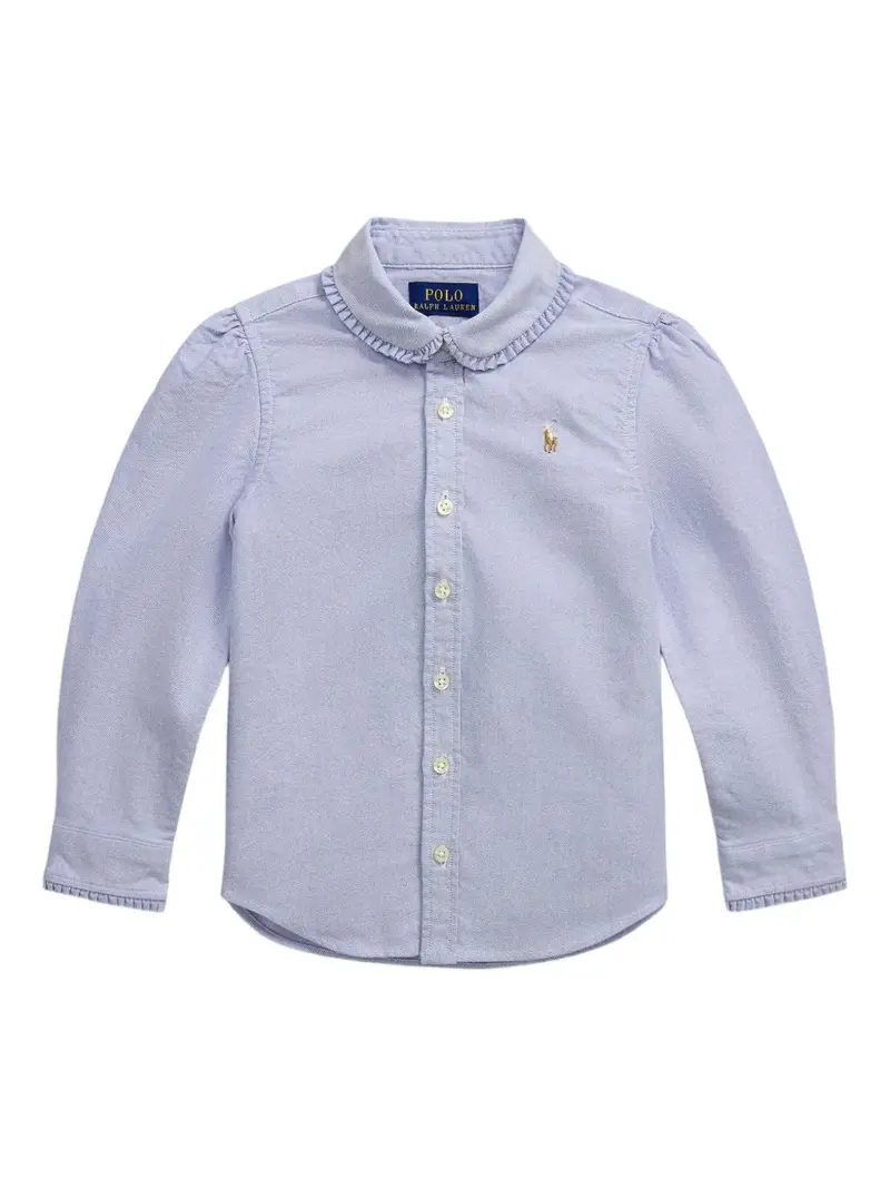 Camicia azzurra per bambina
