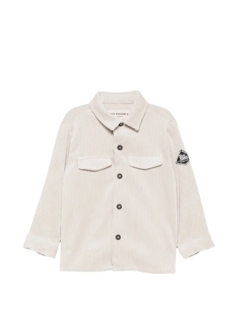 Camicia beige per neonato
