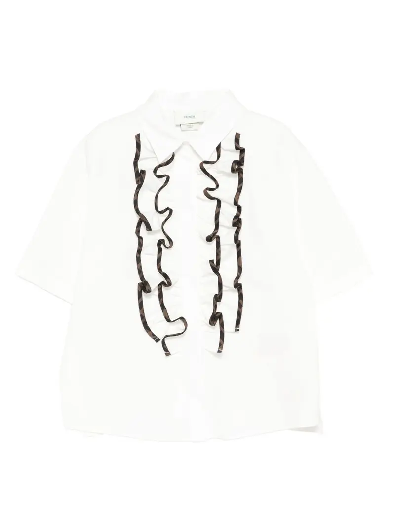 Camicia bianca per bambina