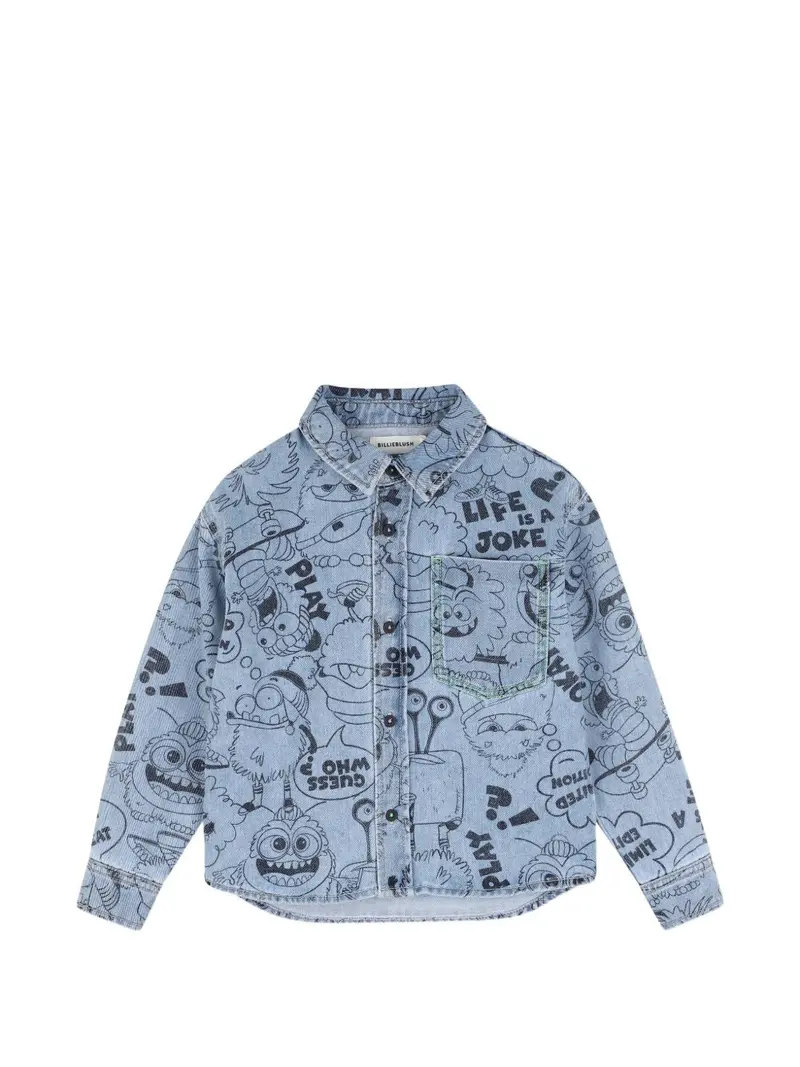 Camicia blu per bambino