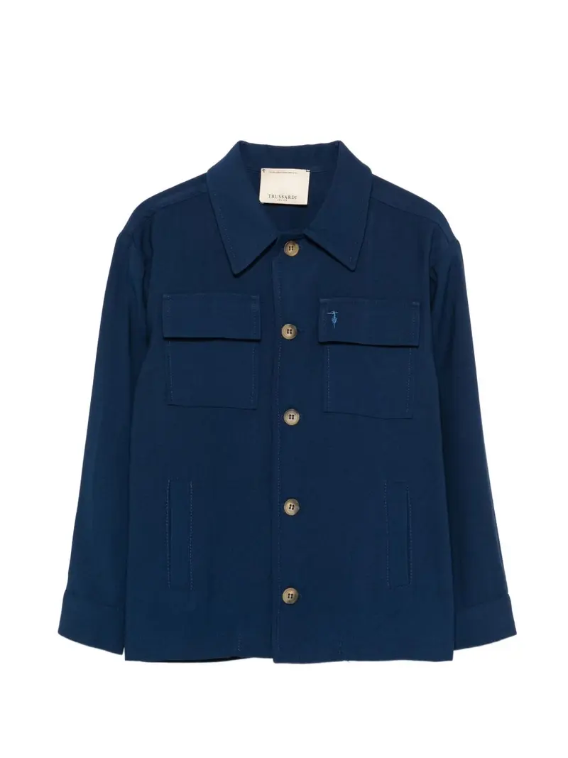 Camicia blu per bambino