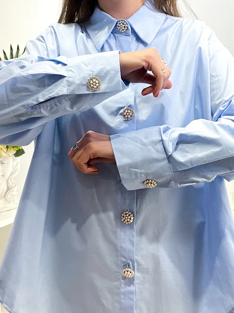 Camicia Bottoni Gioiello A