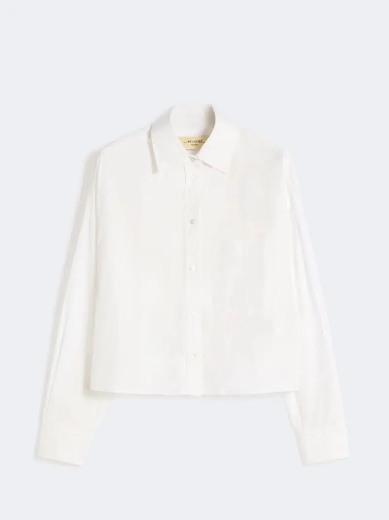camicia con plisse