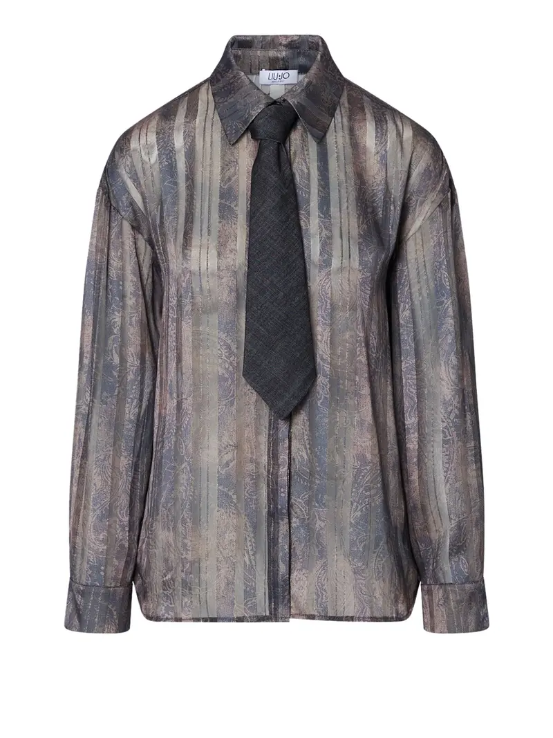Camicia Con Stampa Digitale Liu Jo - Moro Cachemire