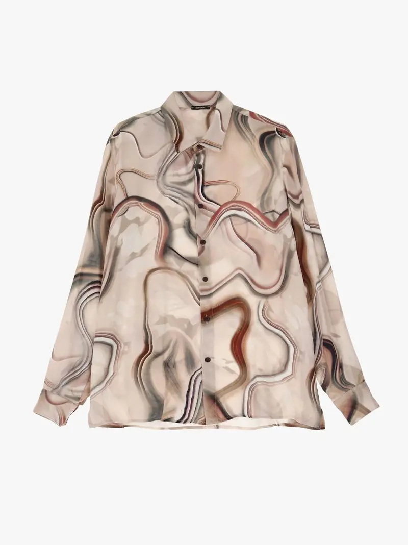 camicia fantasia astratta