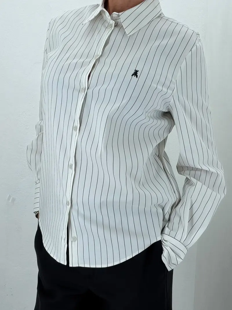 camicia gessata