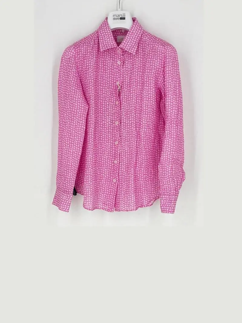 camicia in lino fantasia