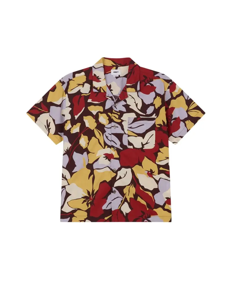 Camicia in viscosa maniche corte