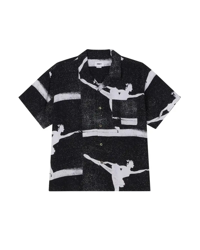Camicia in viscosa maniche corte