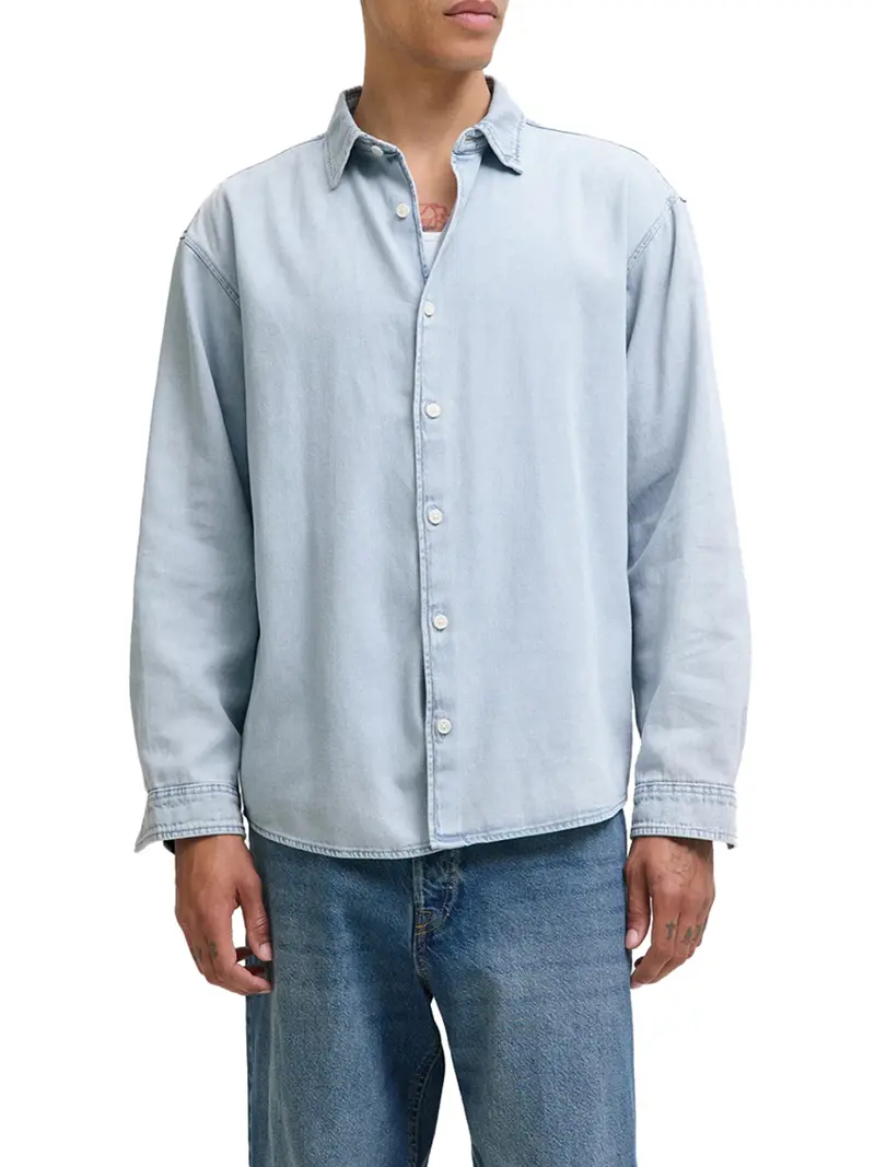 Camicia Jack&Jones Loose Fit - Light Denim