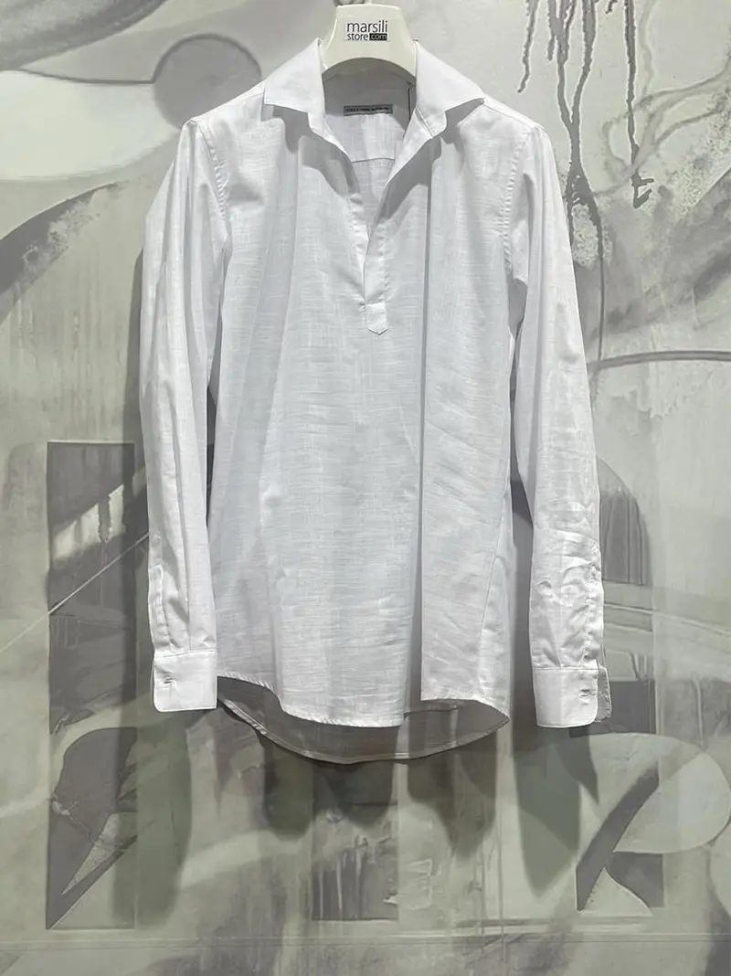 camicia kaftano cotone lino