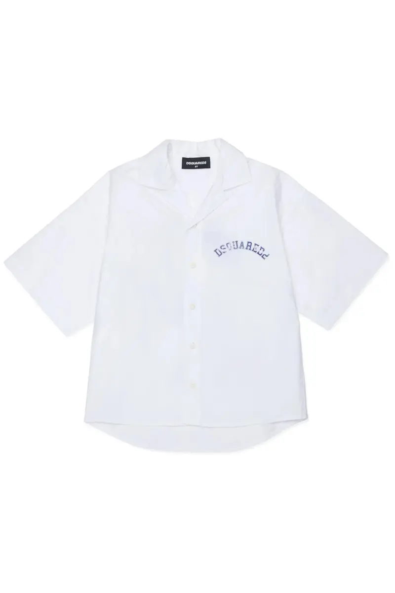 Camicia manica corta con logo