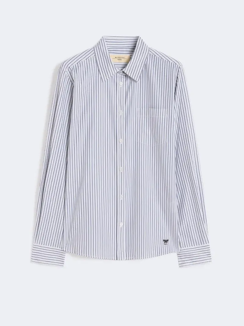 camicia manica lunga a righe
