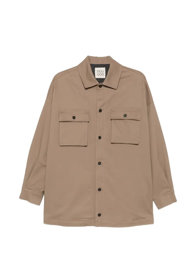 Camicia marrone chiaro per bambina