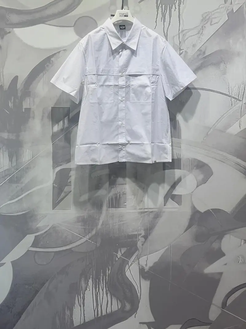 camicia mezza manica tasca
