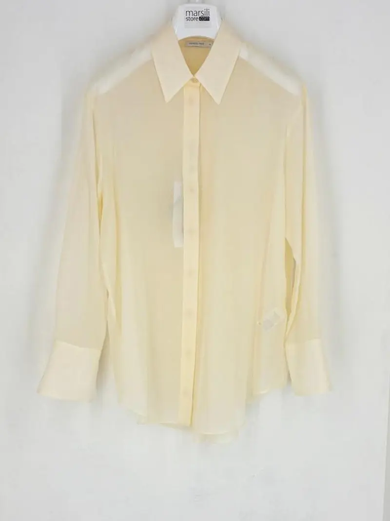camicia over in mussola