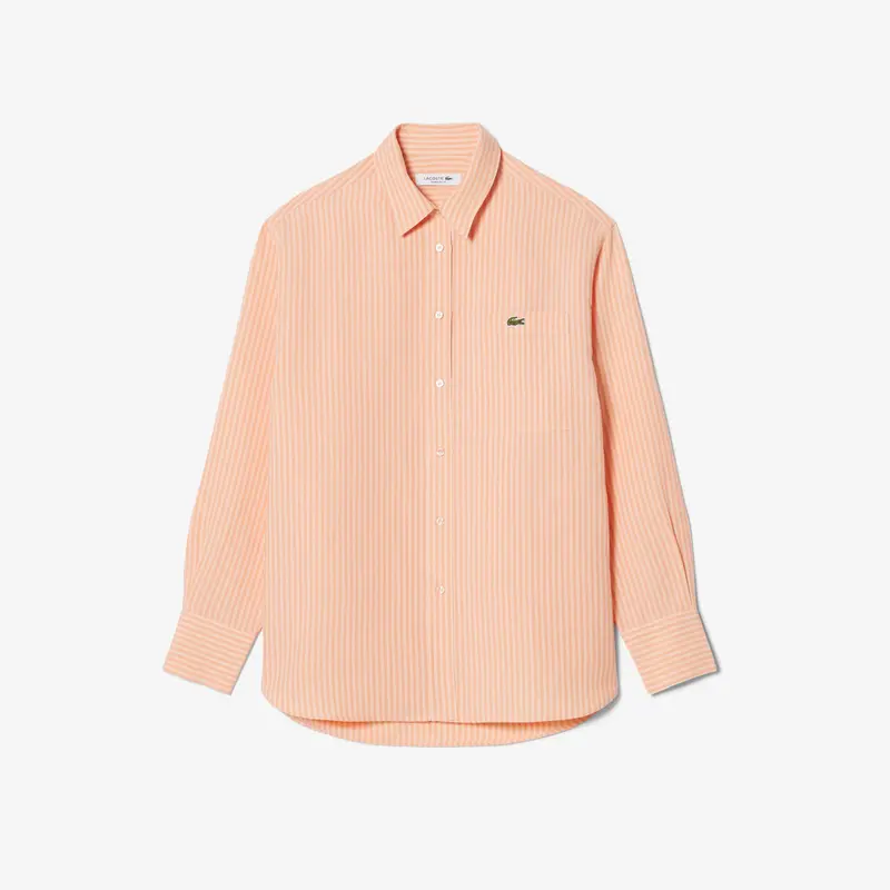 Camicia oversize in misto lino