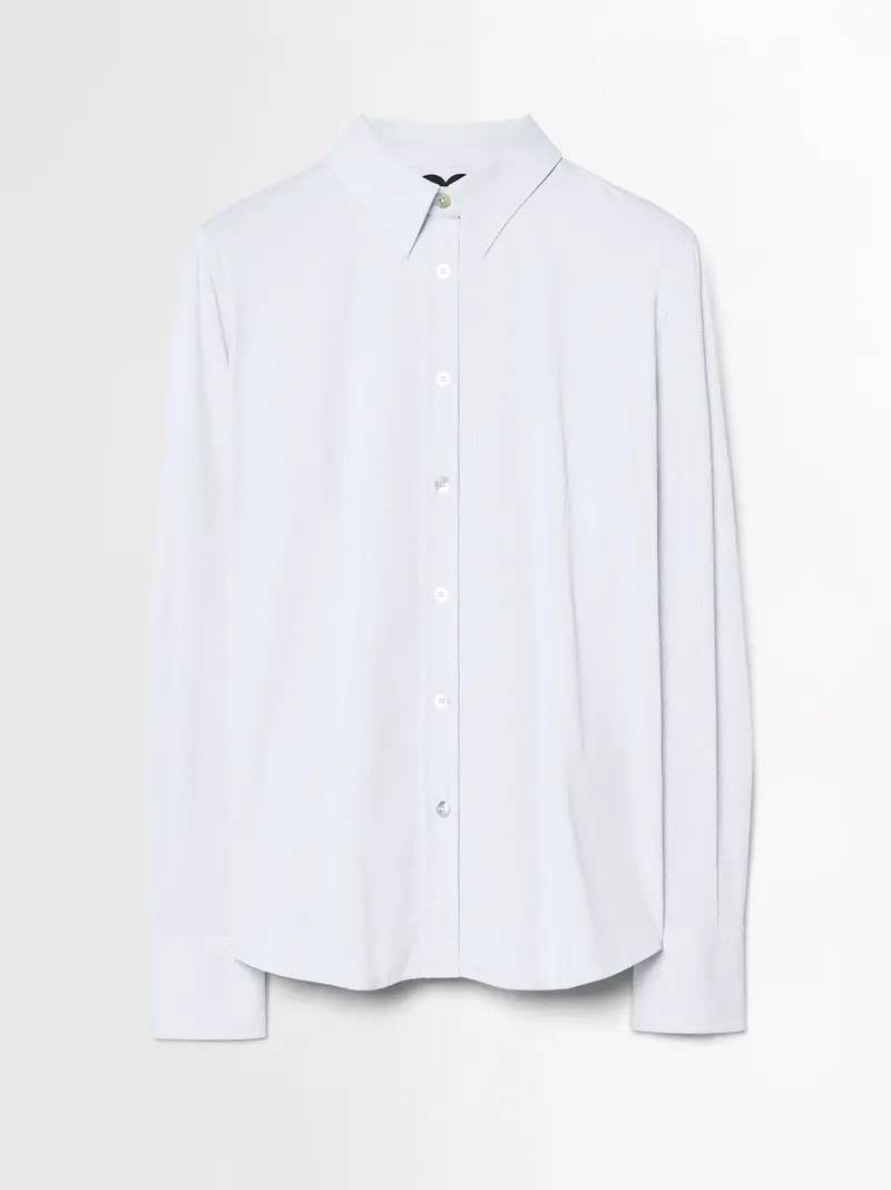 camicia oxford jaquard camicia