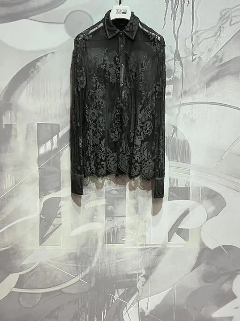 camicia pizzo