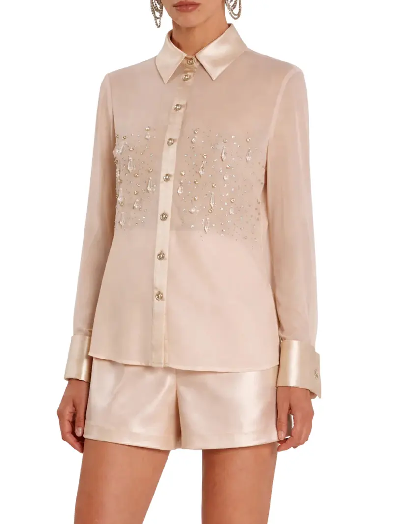 Camicia Relish Kiton Con Pendenti - Perle