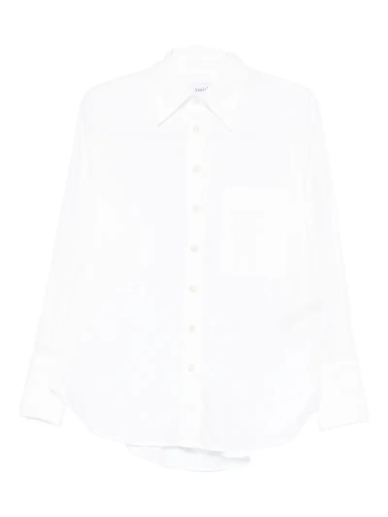 Camicia Ripple in Popeline Crinckle