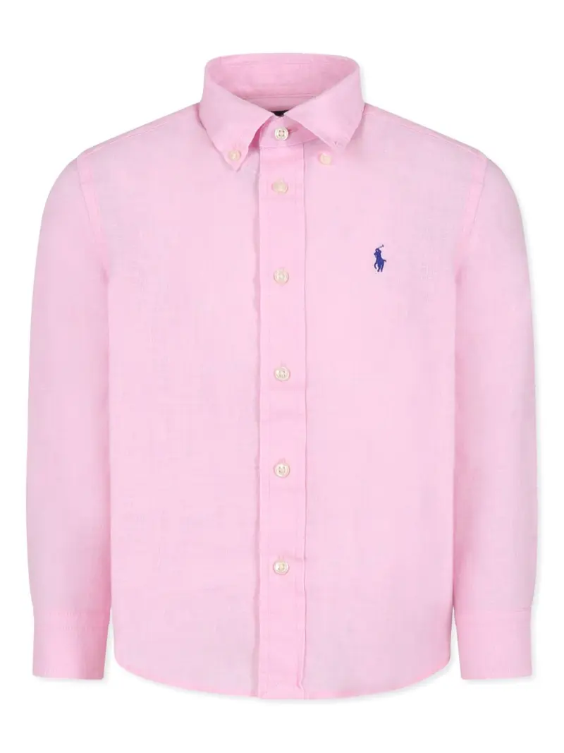 Camicia rosa fenicottero per bambino