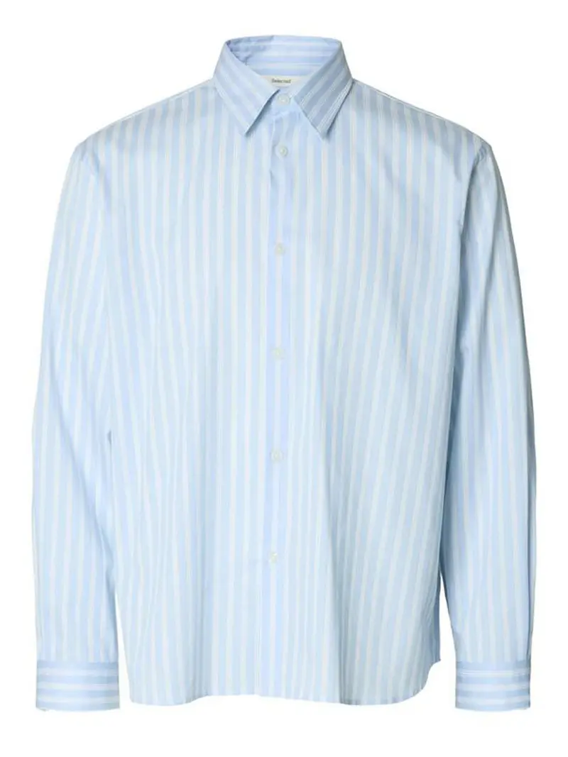 Camicia Selected George - Azzurro