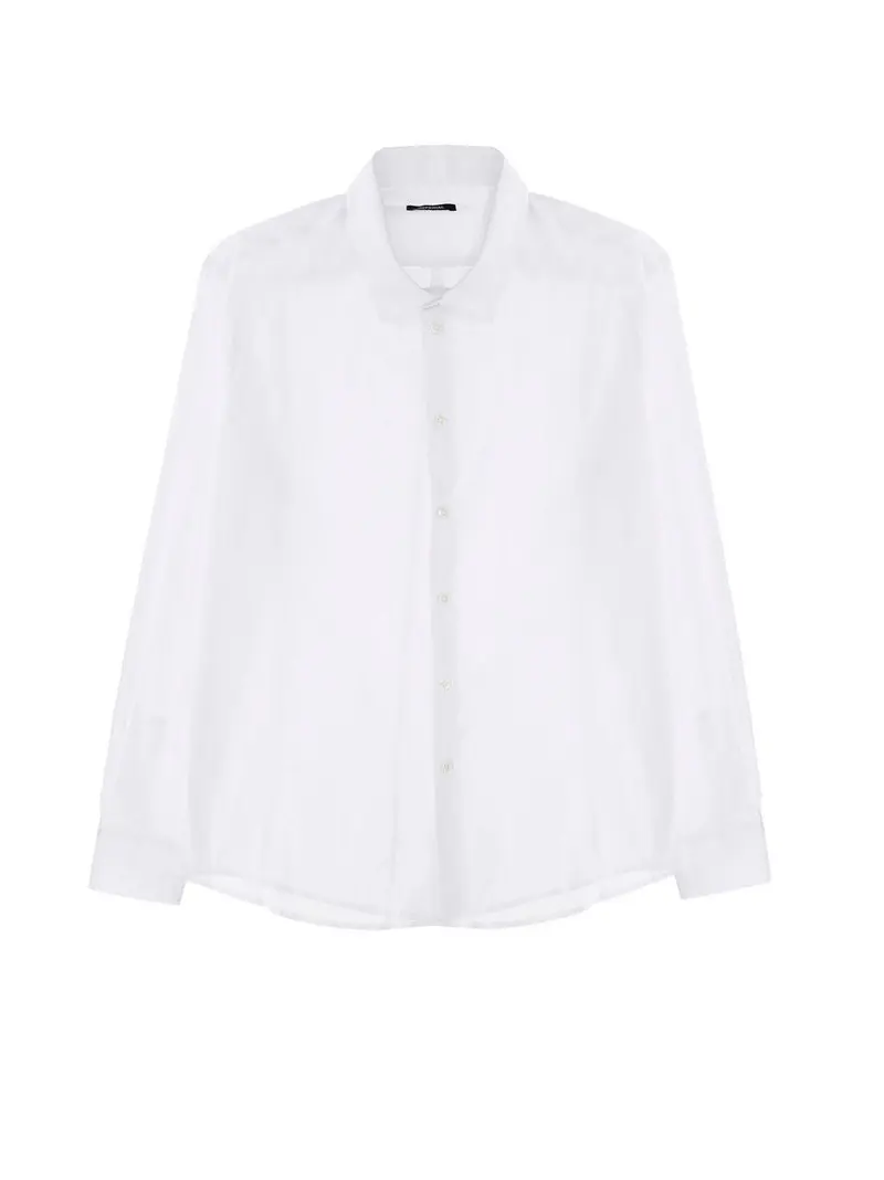 camicia slim cotone stretch