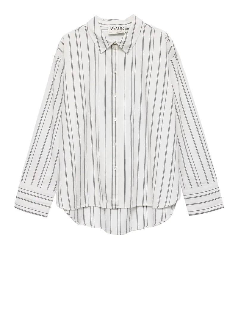 Camicia Vero Moda Awclare Ls Oversized - Bianco