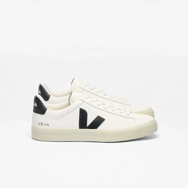 Campo leather white black