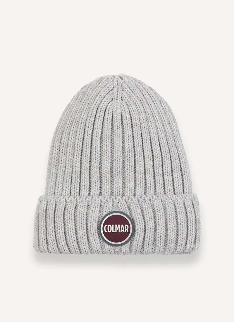 Cappello a coste con risvolto unisex
