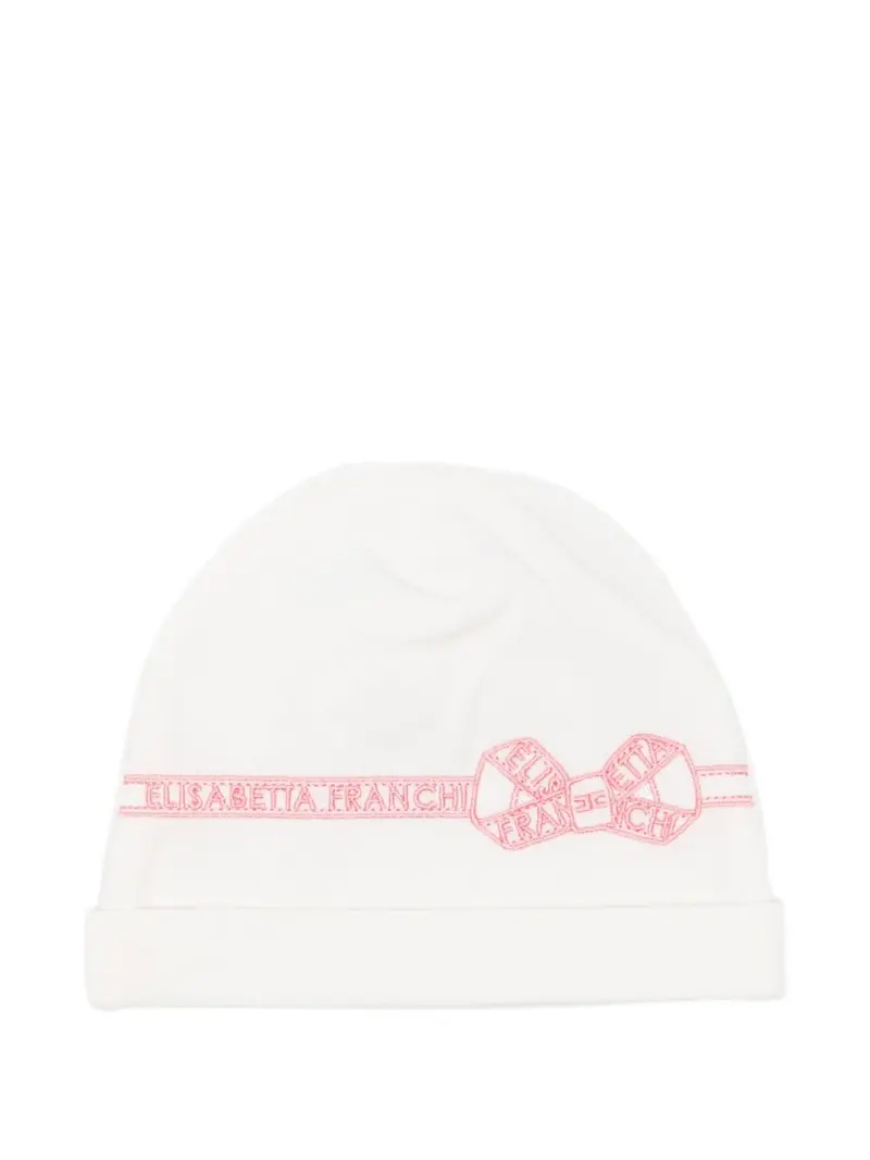 Cappello bianco per neonata