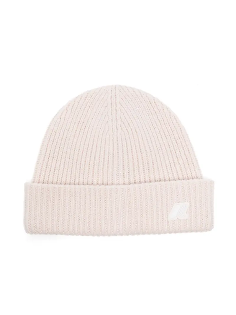 Cappello bianco sporco per bambina