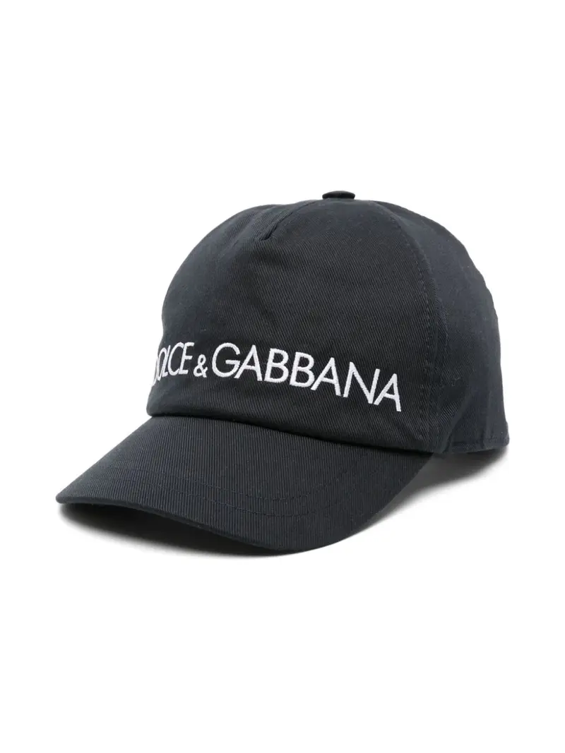 Cappello blu per bambini con logo