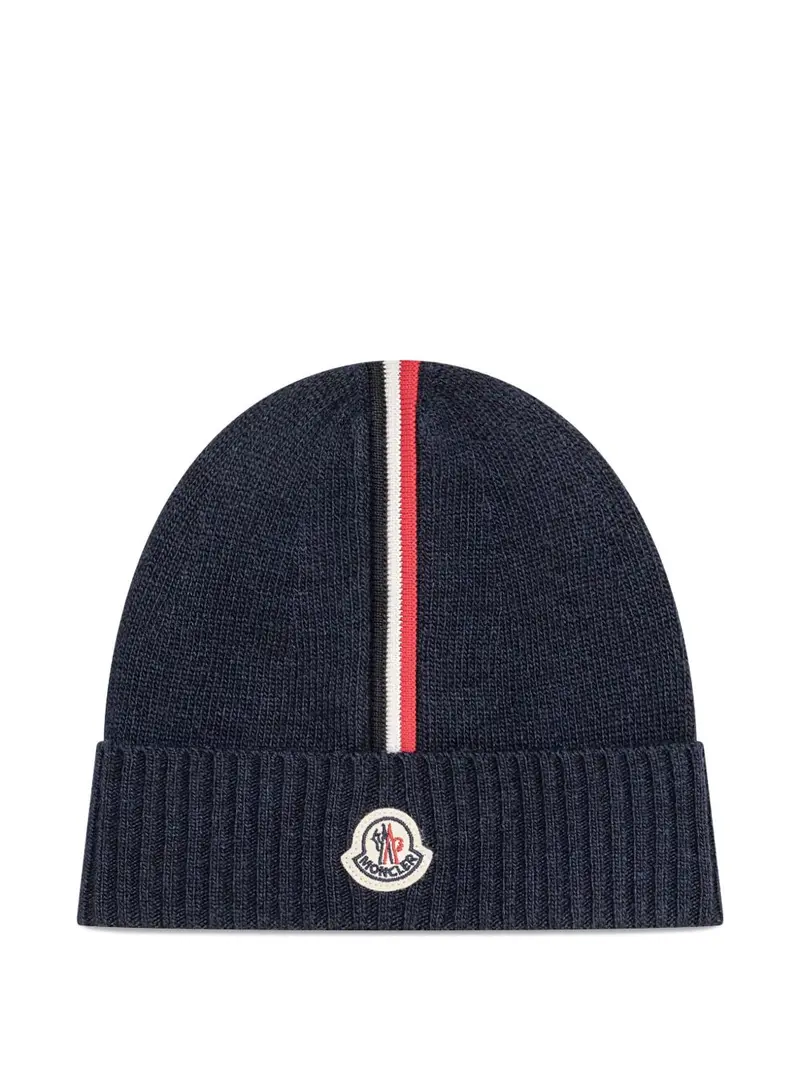 Cappello in cotone blu navy per bambino