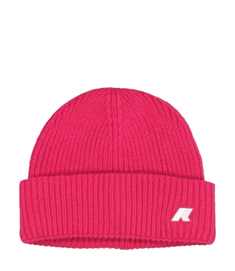 Cappello rosso cerise per bambina