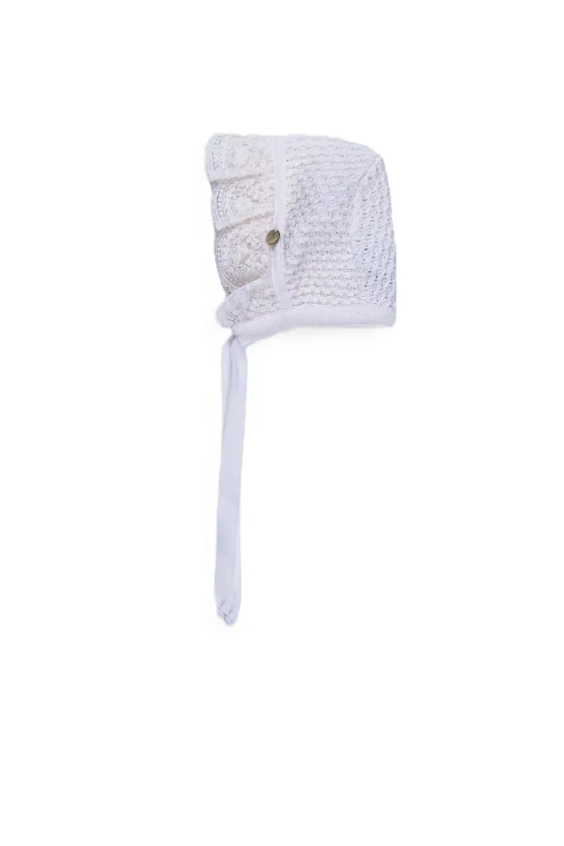 Cappello vaniglia per neonata