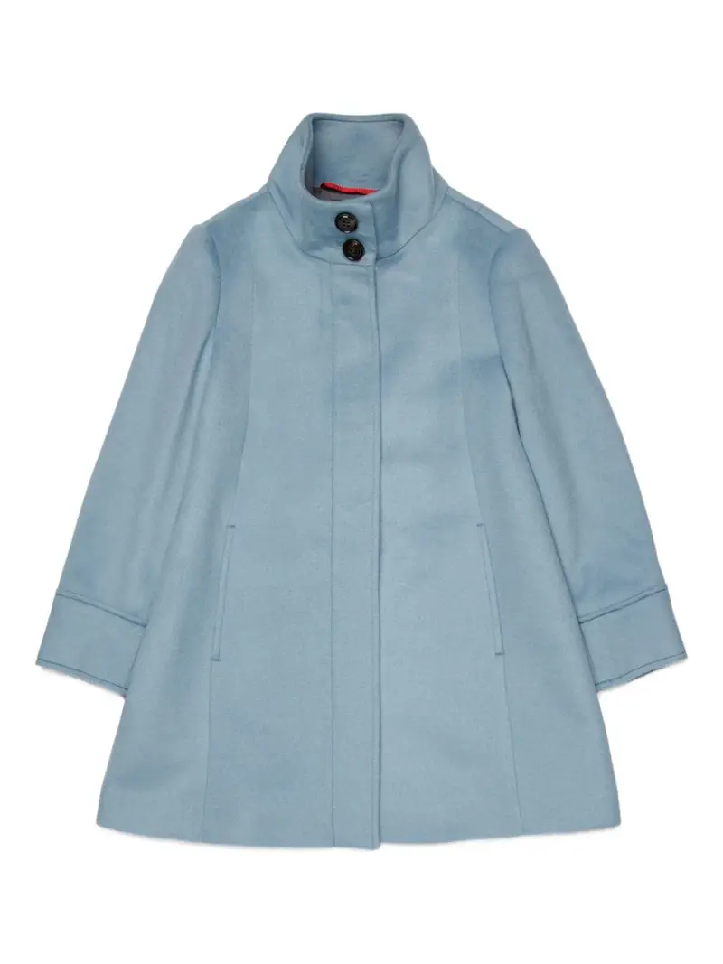 Cappotto azzurro per bambina