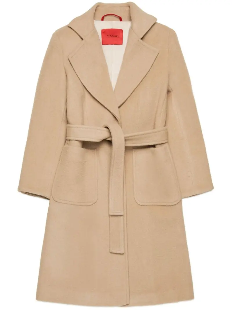 Cappotto beige per bambina