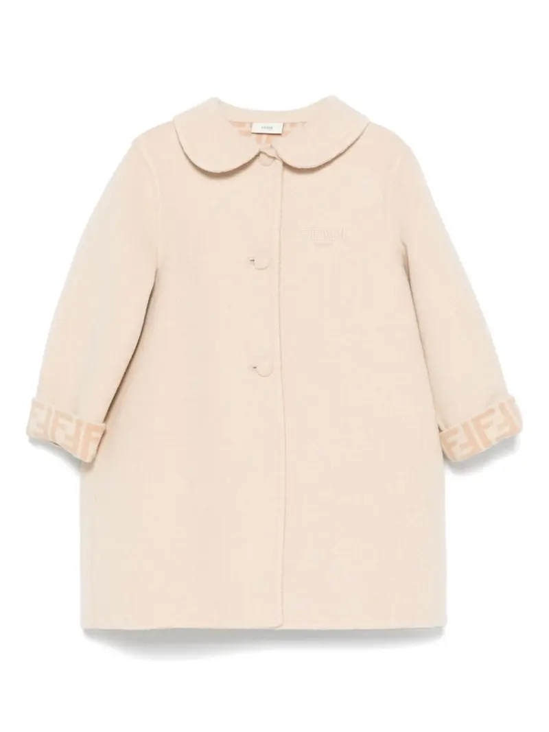 Cappotto beige per neonata