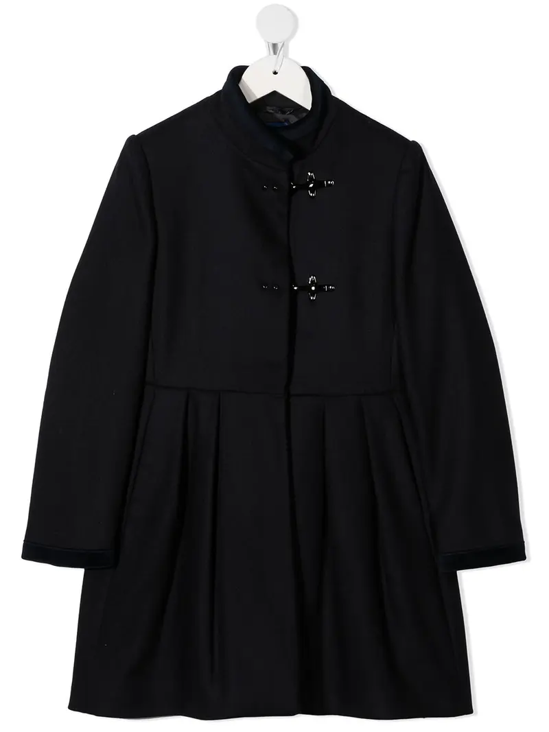 Cappotto blu navy per bambina