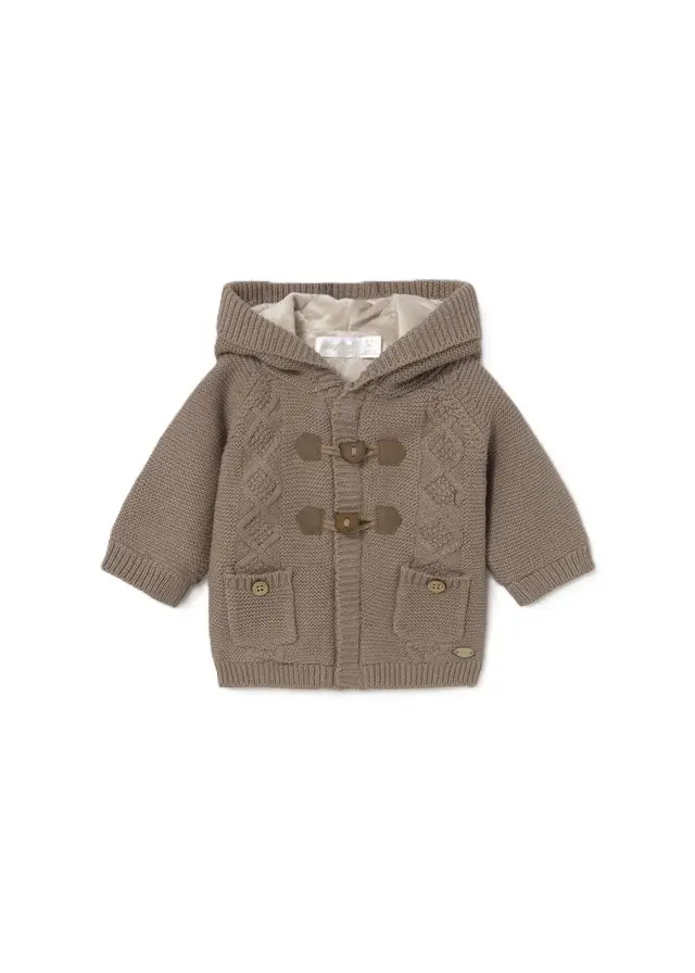 Cappotto marrone per neonato