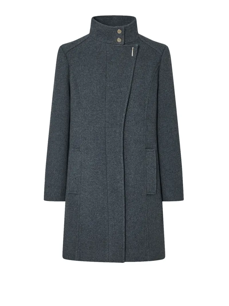 Cappotto Midi In Panno Liu Jo - Grigio